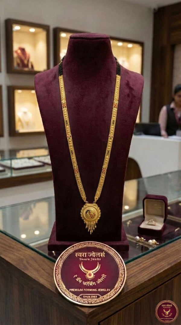 Long Patti Mangalsutra – Gold Plated Forming Jewellery