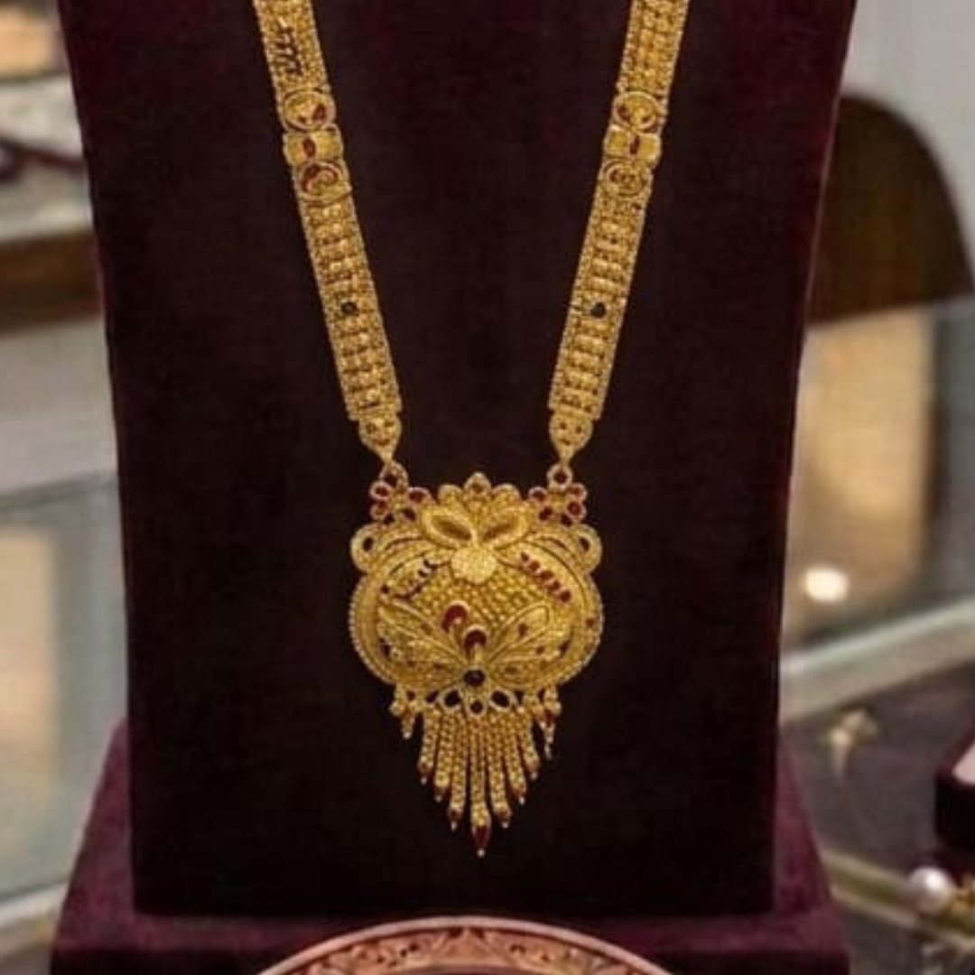 New Design | 1 Gram Gold Plated Long Mangalsutra | Traditional Design - Image 2