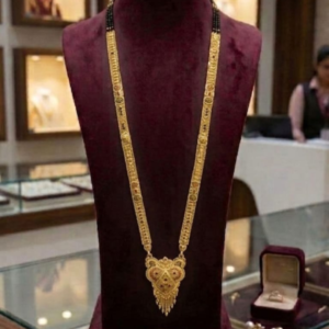 1 Gram Gold Plated Long Mangalsutra | Traditional Design