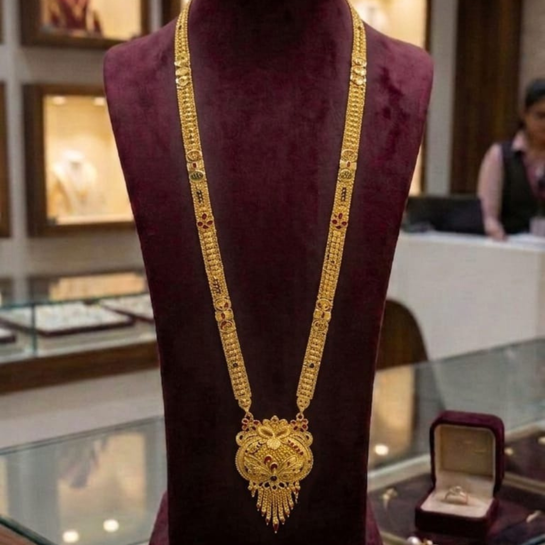 New Design | 1 Gram Gold Plated Long Mangalsutra | Traditional Design