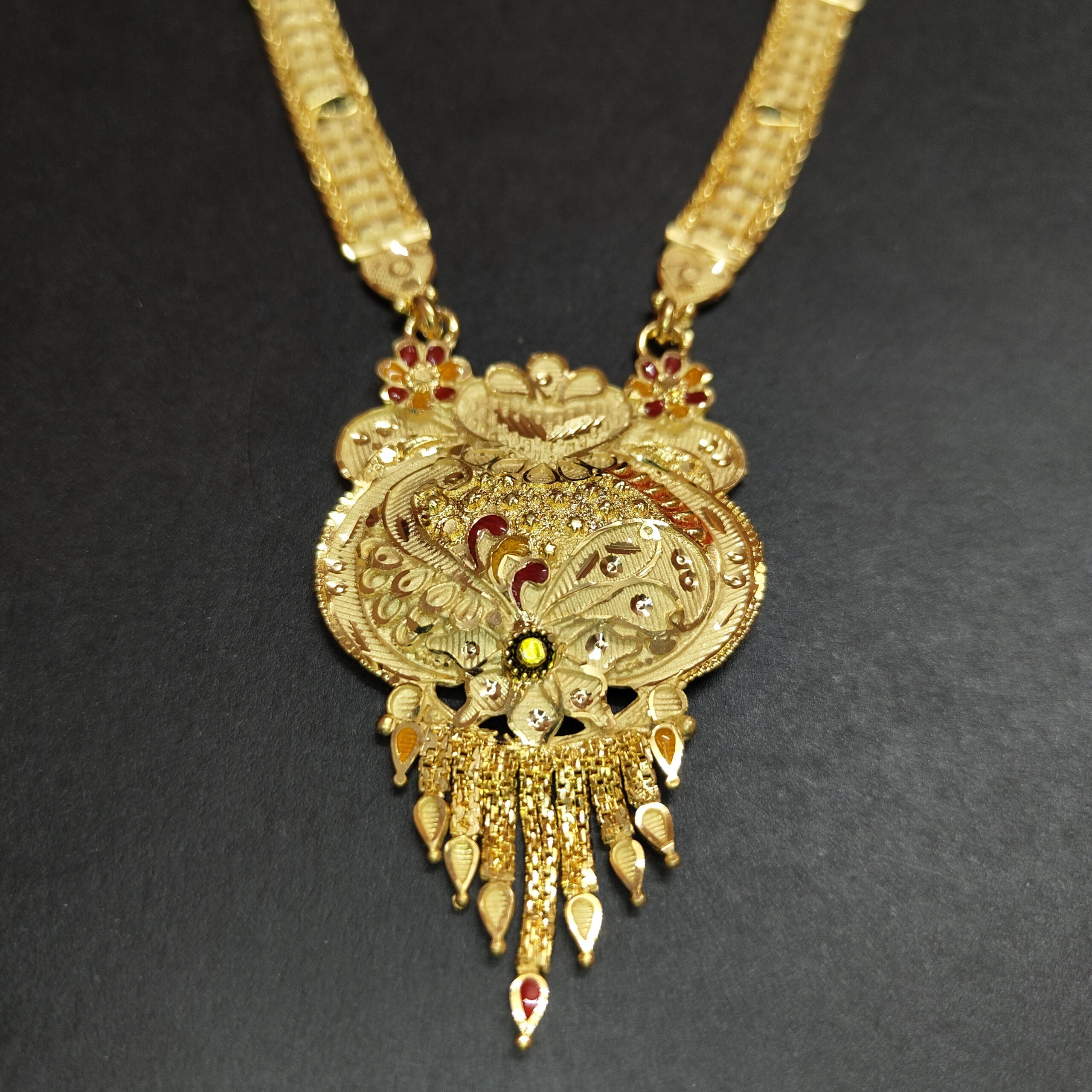 New Design | 1 Gram Gold Plated Long Mangalsutra | Traditional Design - Image 3