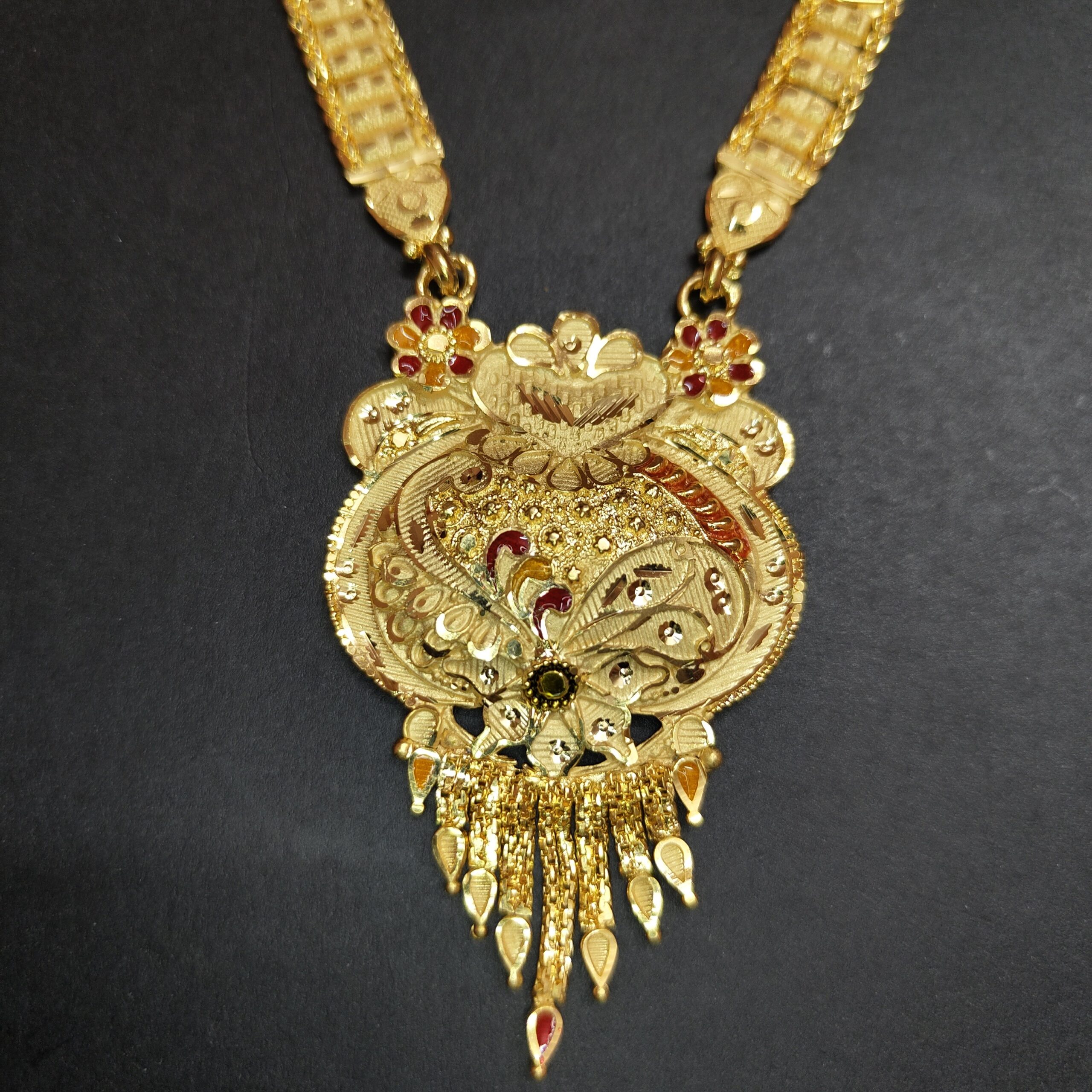 New Design | 1 Gram Gold Plated Long Mangalsutra | Traditional Design - Image 4
