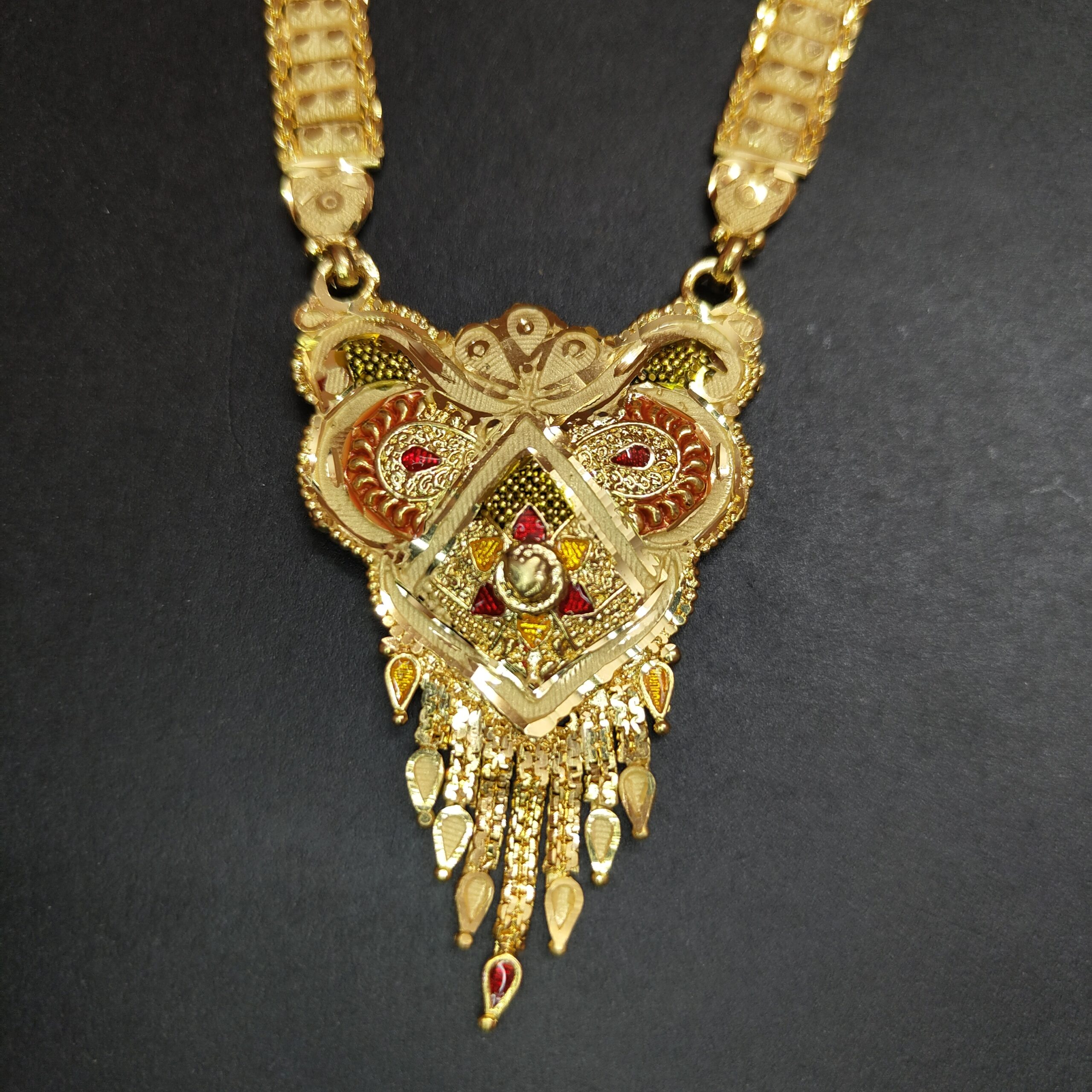 1 Gram Gold Plated Long Mangalsutra | Traditional Design - Image 3