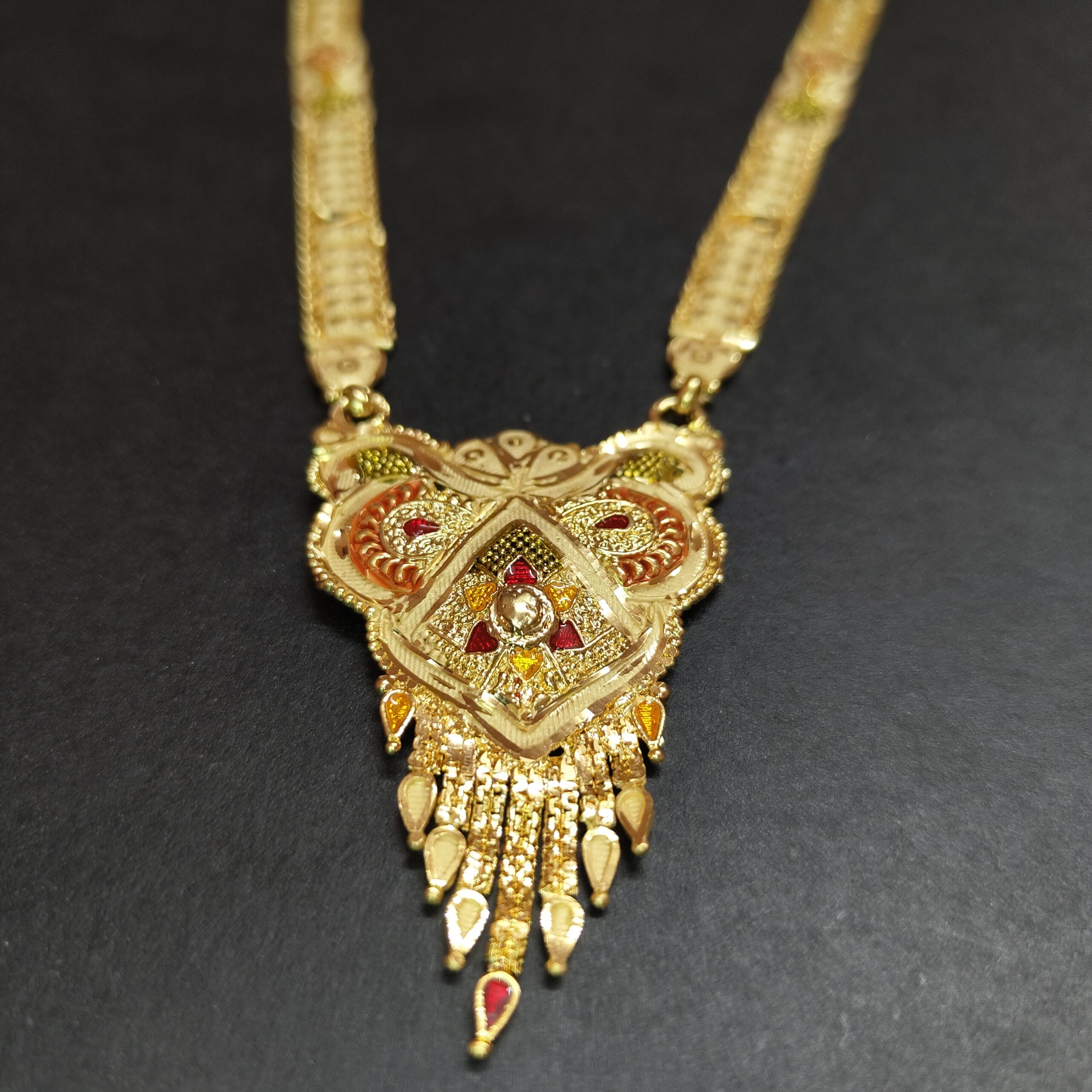 1 Gram Gold Plated Long Mangalsutra | Traditional Design - Image 4